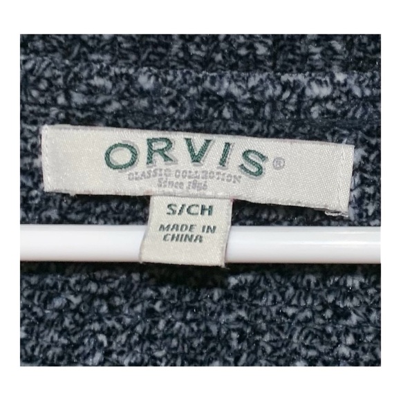 Women's Orvis Poly Chenille V-Neck Sweater Size Small - Picture 3 of 3